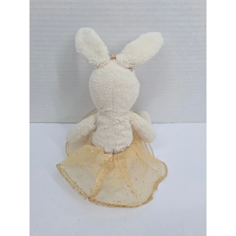 Jellycat Arabesque Bunny Ballerina Plush Cream Gold Tutu Stuffed Animal‎ 11